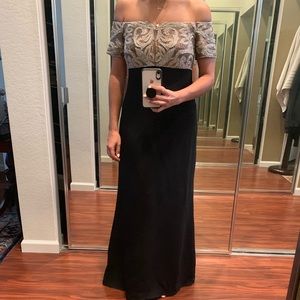 Badgley Mischka evening gown